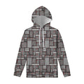 Glen Plaid Patchwork Pattern Print Pullover Hoodie