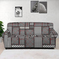 Glen Plaid Patchwork Pattern Print Sofa Cover