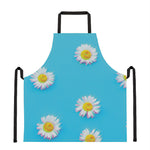Glitch Daisy Flower Print Apron