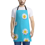 Glitch Daisy Flower Print Apron