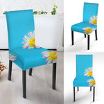 Glitch Daisy Flower Print Dining Chair Slipcover