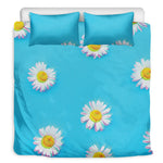 Glitch Daisy Flower Print Duvet Cover Bedding Set