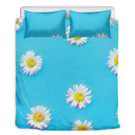 Glitch Daisy Flower Print Duvet Cover Bedding Set