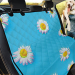 Glitch Daisy Flower Print Pet Car Back Seat Cover