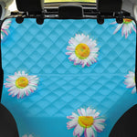 Glitch Daisy Flower Print Pet Car Back Seat Cover