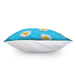 Glitch Daisy Flower Print Pillow Cover