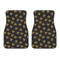 Gold Heart (NOT Real) Glitter Print Front Car Floor Mats