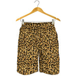 Glitter Gold Leopard Print (NOT Real Glitter) Men's Shorts