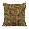 Gold Leopard (NOT Real) Glitter Print Pillow Cover