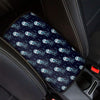 Glowing Jellyfish Pattern Print Car Center Console Cover