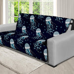 Glowing Jellyfish Pattern Print Futon Protector