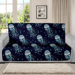 Glowing Jellyfish Pattern Print Futon Protector