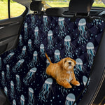 Glowing Jellyfish Pattern Print Pet Car Back Seat Cover