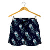 Glowing Jellyfish Pattern Print Women's Shorts