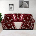 Goat Skull Pentagram Print Sofa Cover