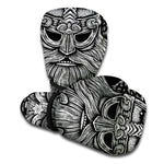 God Odin With Huginn And Muninn Print Boxing Gloves