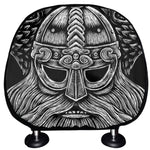 God Odin With Huginn And Muninn Print Car Headrest Covers