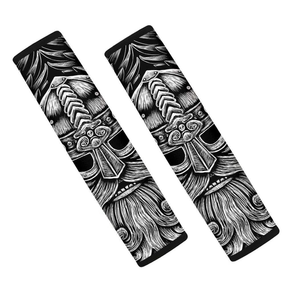 God Odin With Huginn And Muninn Print Car Seat Belt Covers