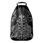God Odin With Huginn And Muninn Print Car Seat Organizers