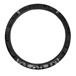 God Odin With Huginn And Muninn Print Car Steering Wheel Cover