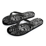 God Odin With Huginn And Muninn Print Flip Flops