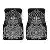 God Odin With Huginn And Muninn Print Front Car Floor Mats