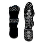 God Odin With Huginn And Muninn Print Muay Thai Shin Guard