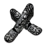 God Odin With Huginn And Muninn Print Muay Thai Shin Guard