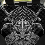 God Odin With Huginn And Muninn Print Pet Car Back Seat Cover
