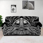 God Odin With Huginn And Muninn Print Sofa Cover