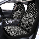 God Odin With Huginn And Muninn Print Universal Fit Car Seat Covers