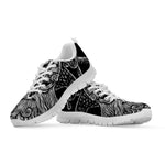 God Odin With Huginn And Muninn Print White Sneakers