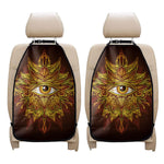 Gold All Seeing Eye Print Car Seat Organizers