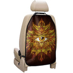 Gold All Seeing Eye Print Car Seat Organizers