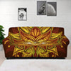 Gold All Seeing Eye Print Sofa Cover