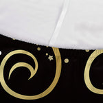Gold And Black Aries Sign Print Sofa Cover