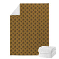 Gold And Black Orthodox Pattern Print Blanket