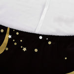 Gold And Black Taurus Sign Print Sofa Cover