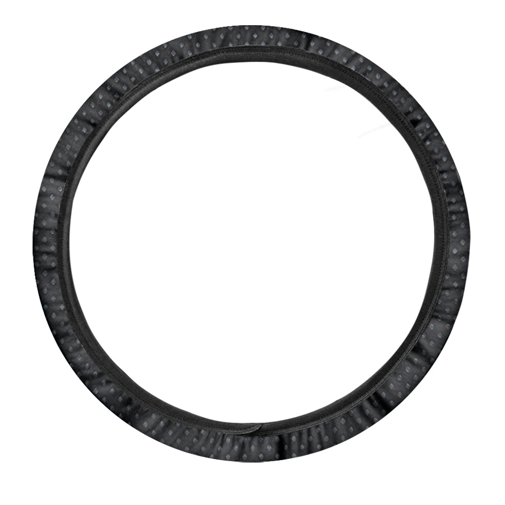 Gold Bitcoin Symbol Print Car Steering Wheel Cover
