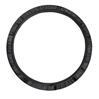 Gold Bitcoin Symbol Print Car Steering Wheel Cover