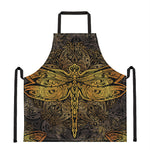 Gold Boho Dragonfly Print Apron