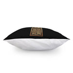 Gold Celtic Knot Cross Print Pillow Cover