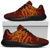 Gold Chinese Dragon Pattern Print Sport Shoes GearFrost