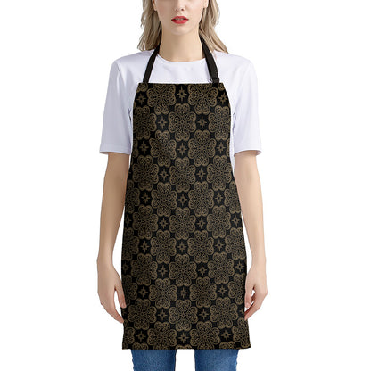 Gold Clover St. Patrick's Day Print Apron