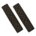 Gold Clover St. Patrick's Day Print Car Seat Belt Covers