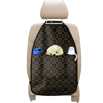 Gold Clover St. Patrick's Day Print Car Seat Organizers