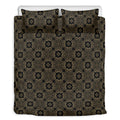 Gold Clover St. Patrick's Day Print Duvet Cover Bedding Set