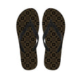 Gold Clover St. Patrick's Day Print Flip Flops