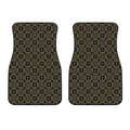 Gold Clover St. Patrick's Day Print Front Car Floor Mats