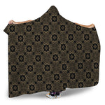 Gold Clover St. Patrick's Day Print Hooded Blanket